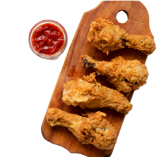 crispy fried chicken drumsticks